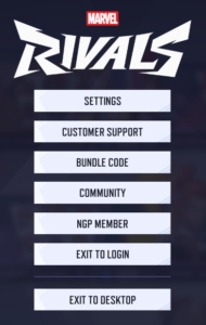 Marvel Rivals in Game Support